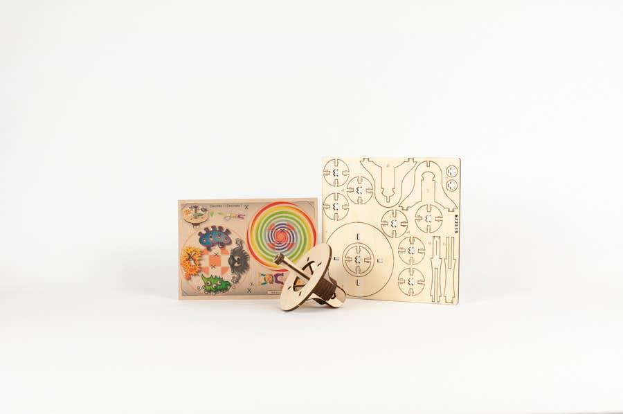 Toupie à construire "TOUPIX DIVINATOIRE" - Oracles & Lunes