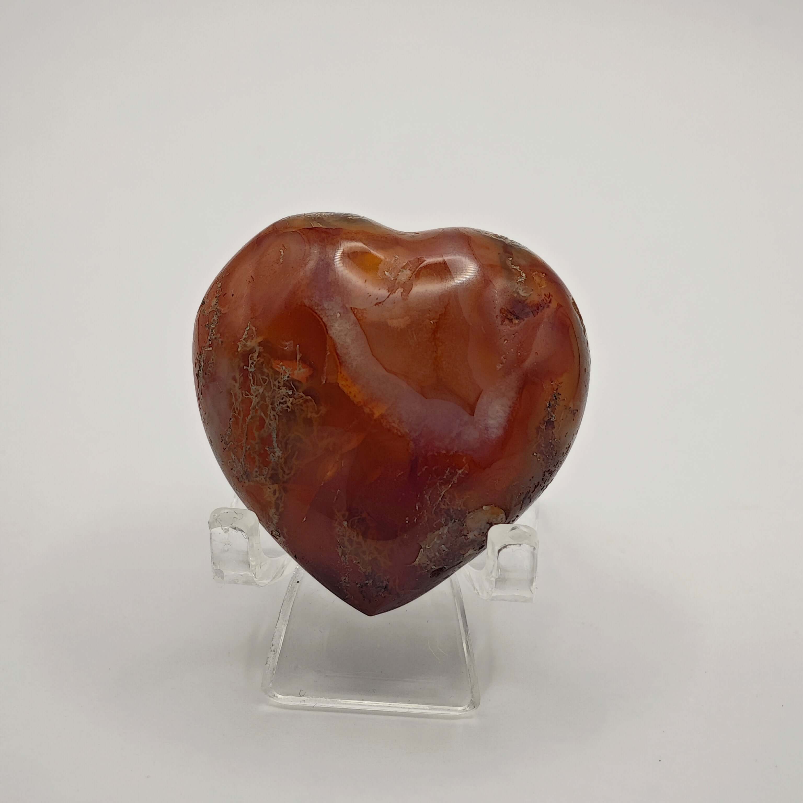 Cornaline - A - Coeur - 3,5cm - Oracles & Lunes
