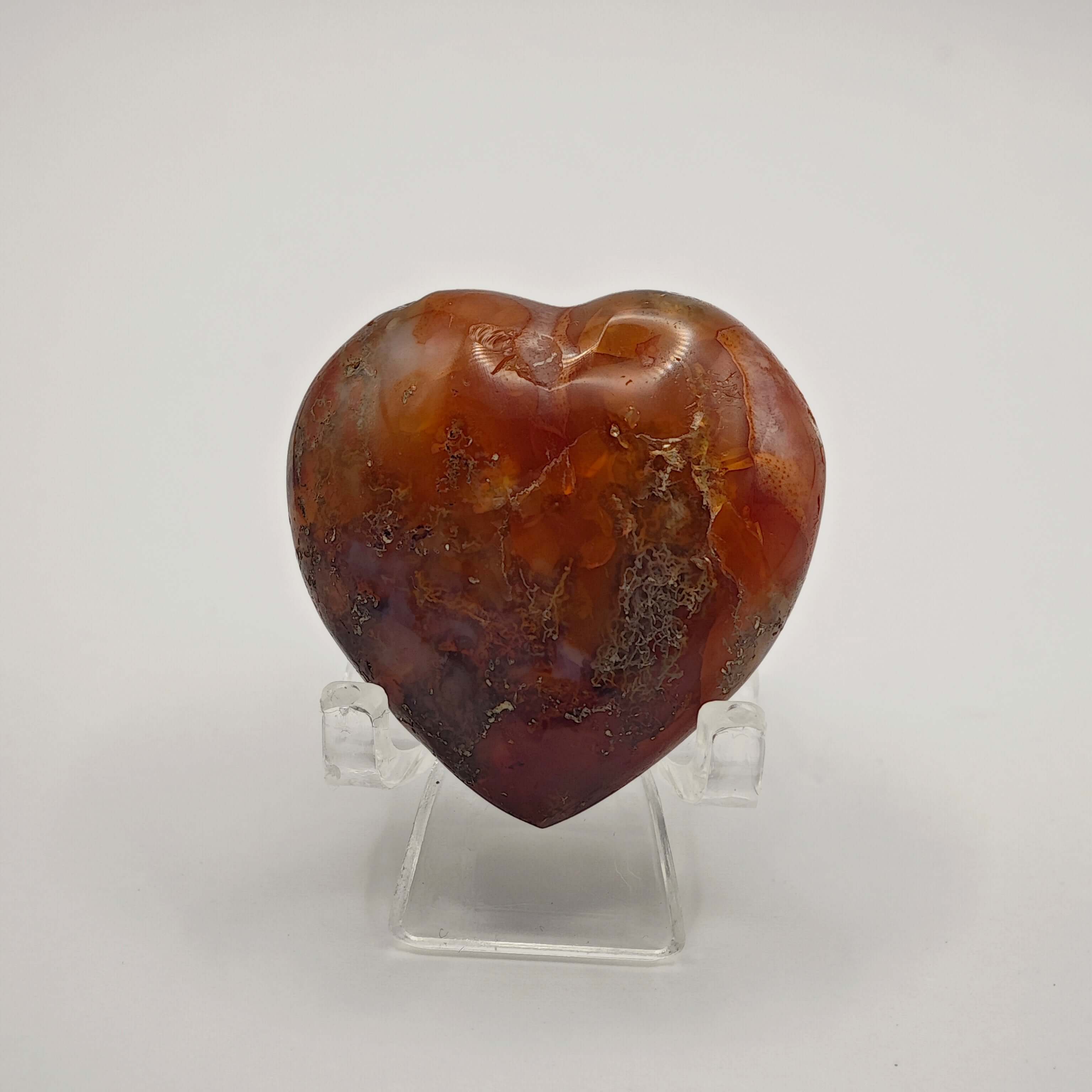 Cornaline - A - Coeur - 3,5cm - Oracles & Lunes