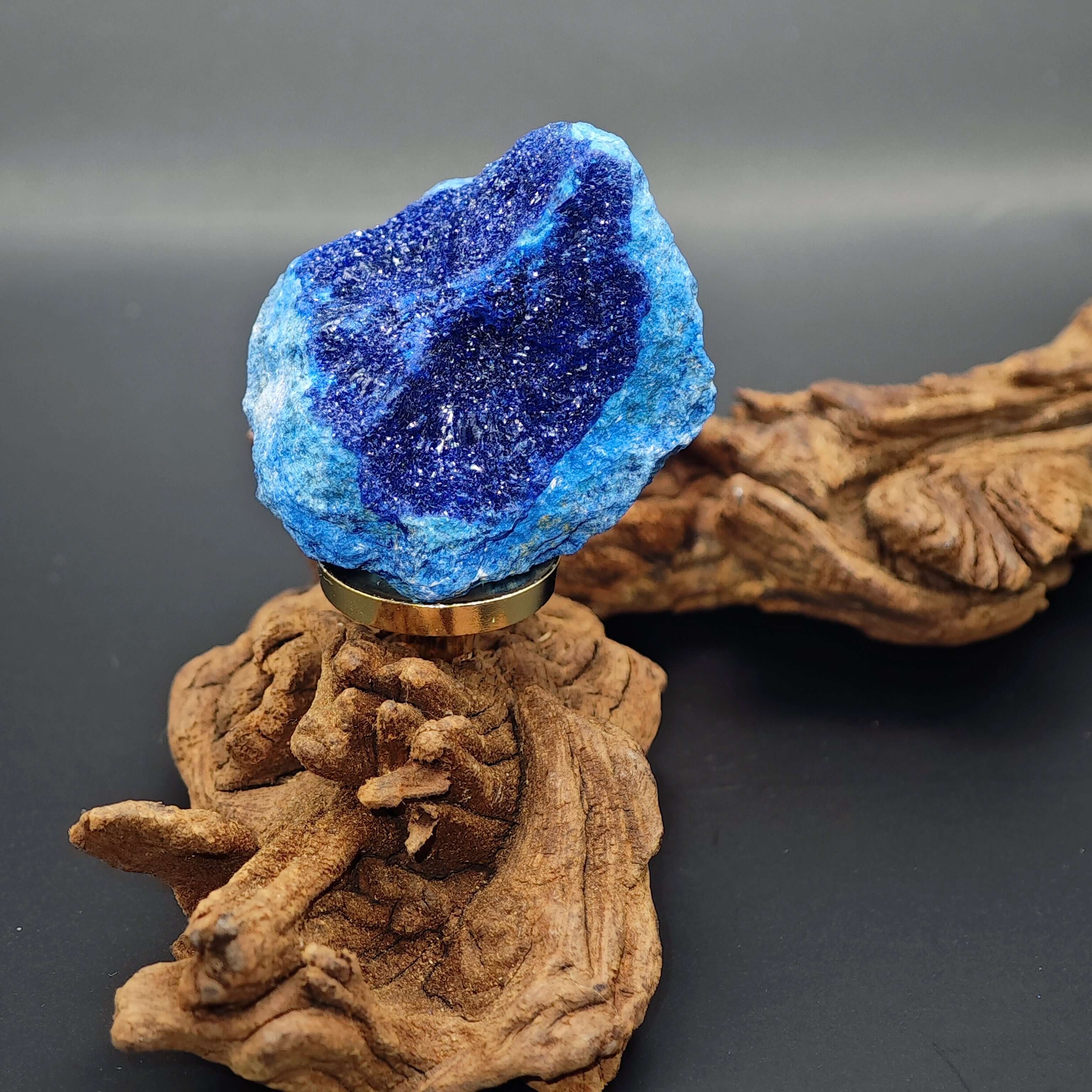 Azurite de Russie - Géode EXTRA - Rares ! - Oracles & Lunes