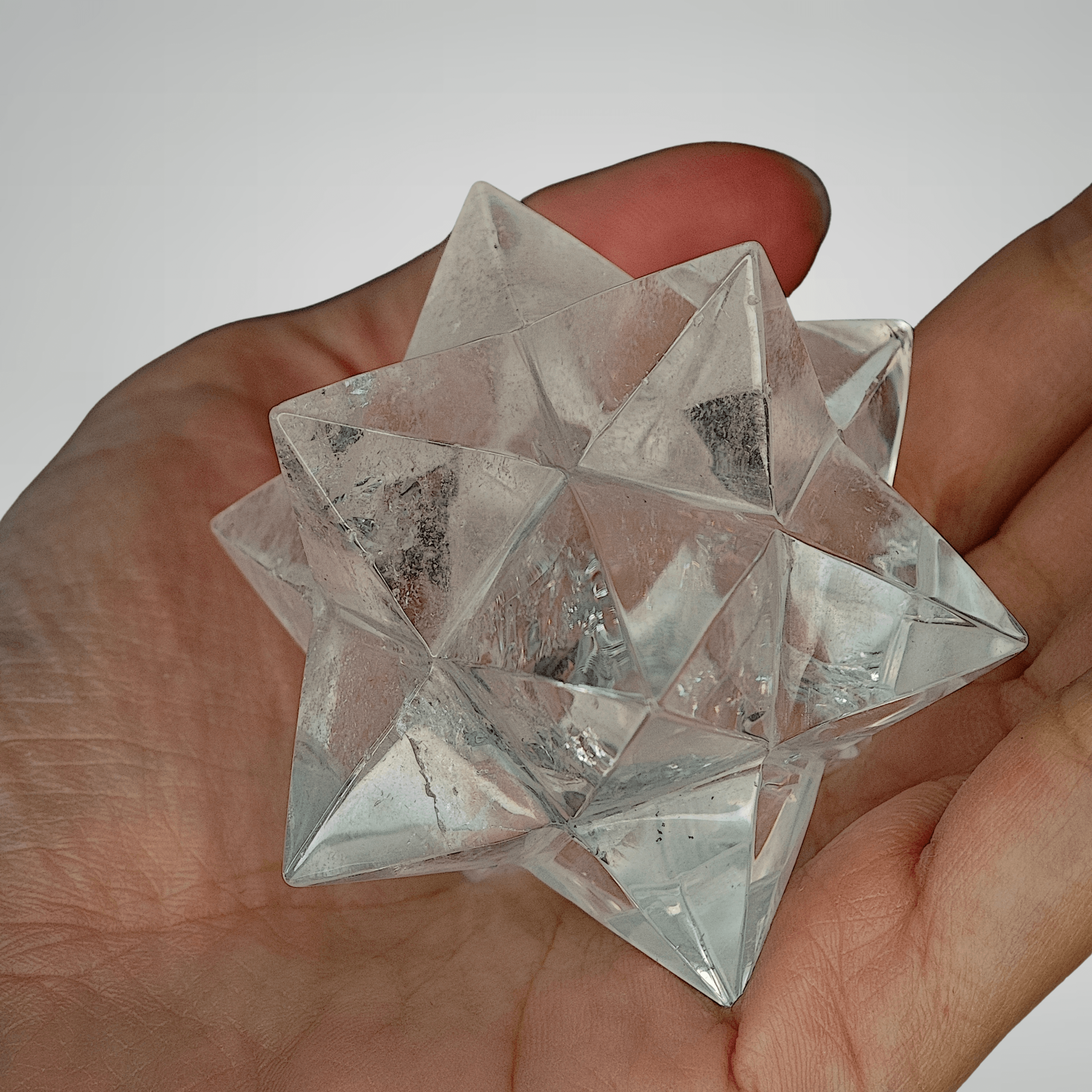Étoile de Sirius - Quartz Hyalin - 5,5cm - Oracles & Lunes