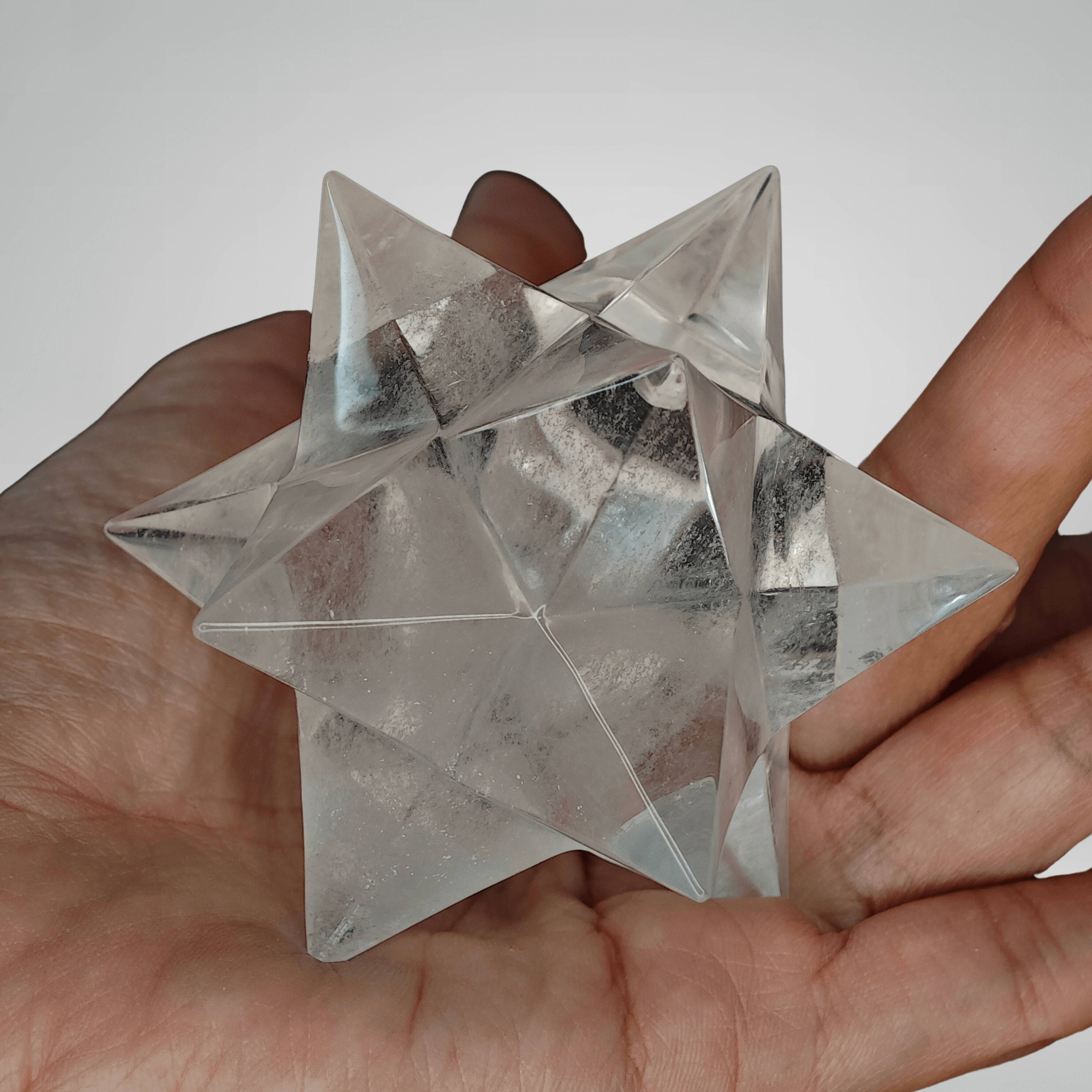 Étoile de Sirius - Quartz Hyalin - 6,6cm - Oracles & Lunes