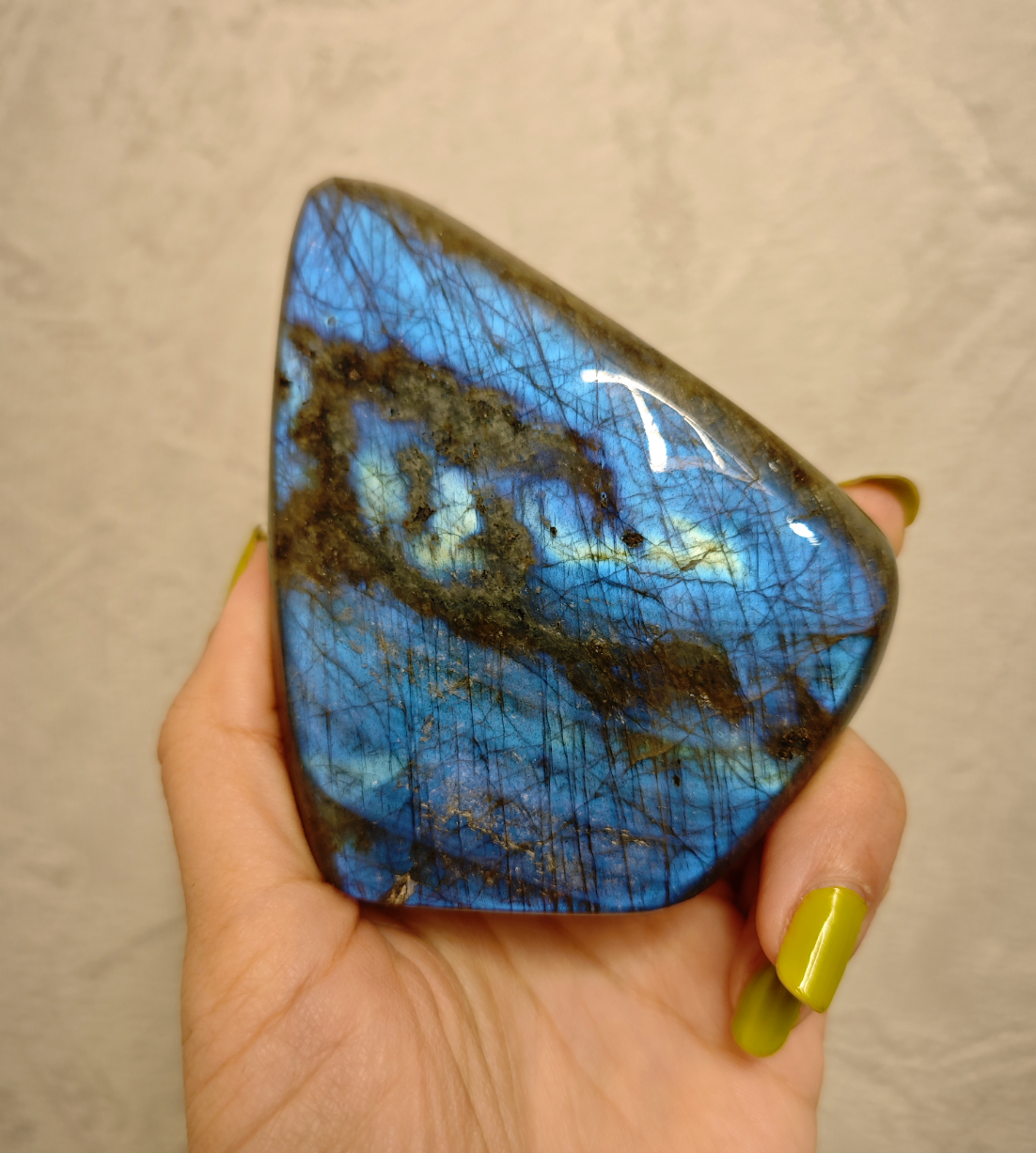 Labradorite bleue - Forme Libre EXTRA - 424g - Oracles & Lunes