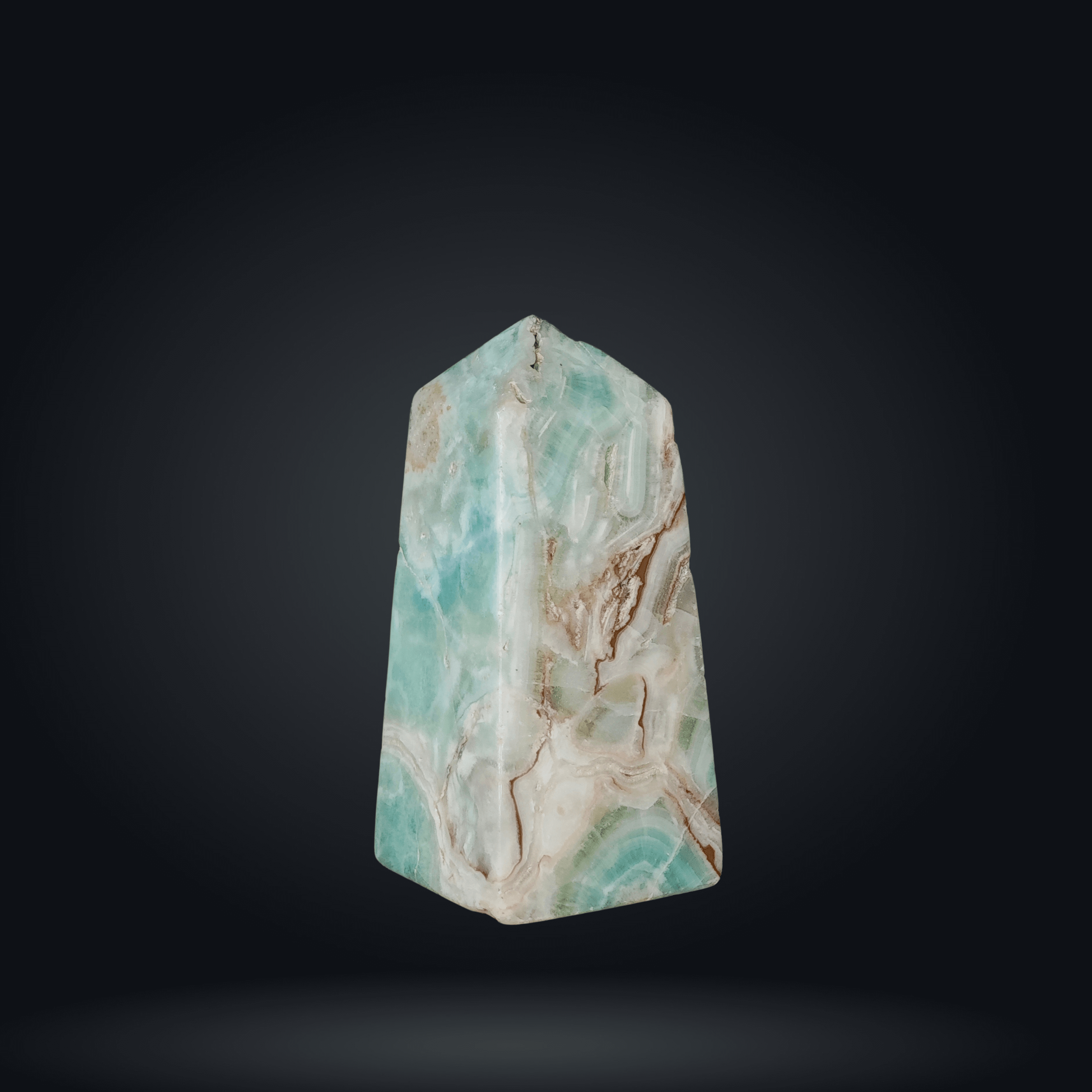 Aragonite Bleue - EXTRA - Pointe - Oracles & Lunes