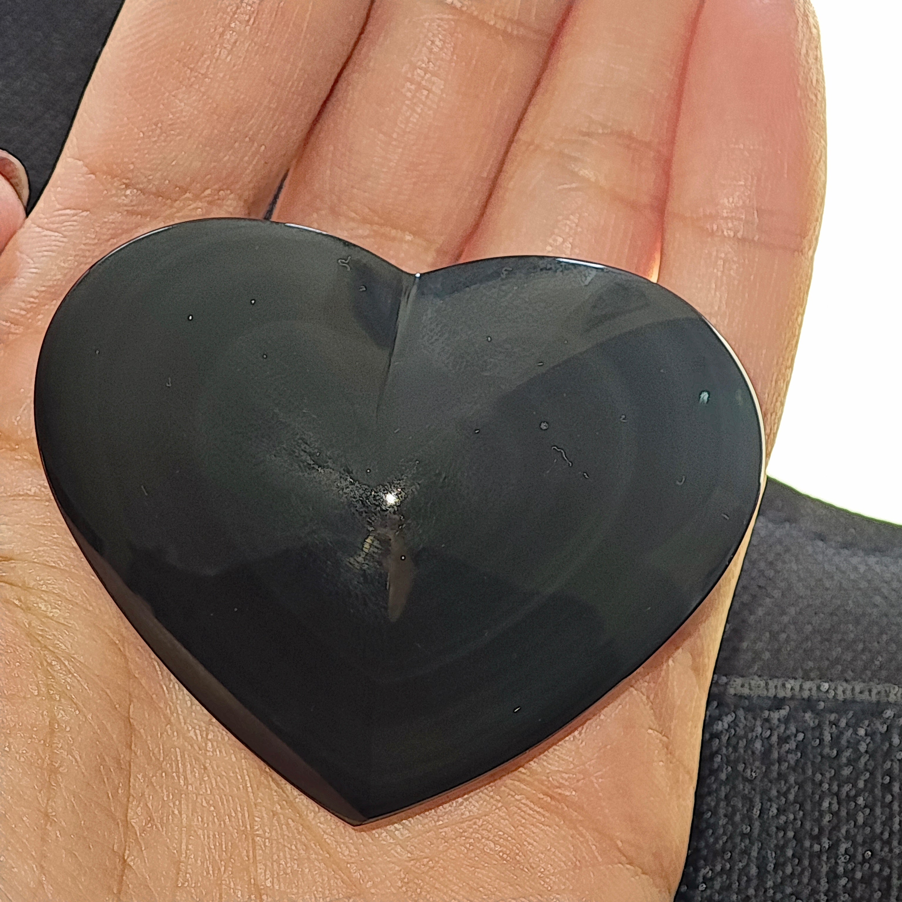 Obsidienne arc-en-ciel - Coeur - Oracles & Lunes