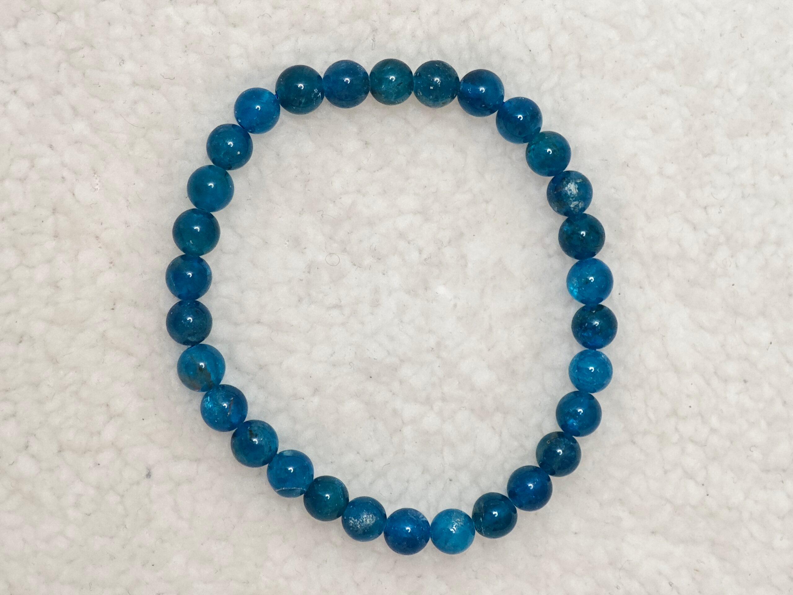 Bracelet - Apatite Bleue - AA - Oracles & Lunes