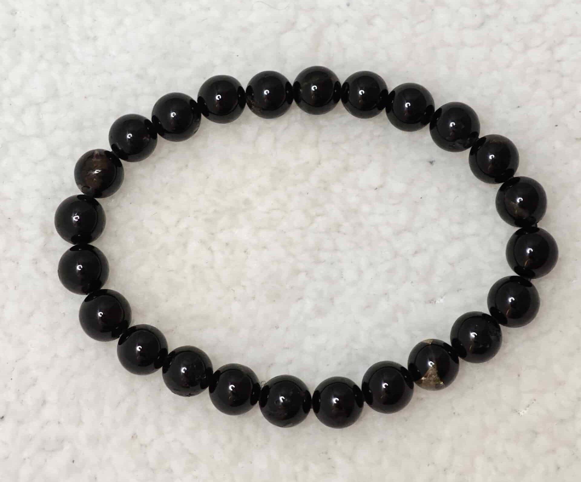 Bracelet - Tourmaline Noire Avec Quartz - A - Oracles & Lunes