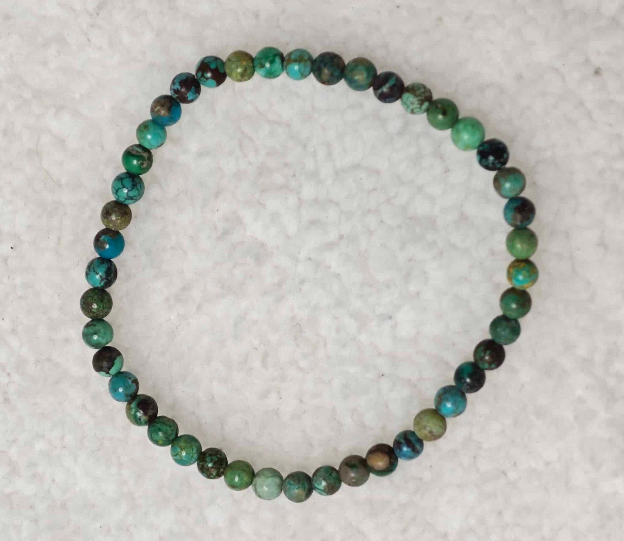 Bracelet - Turquoise du Tibet - A+ - Oracles & Lunes