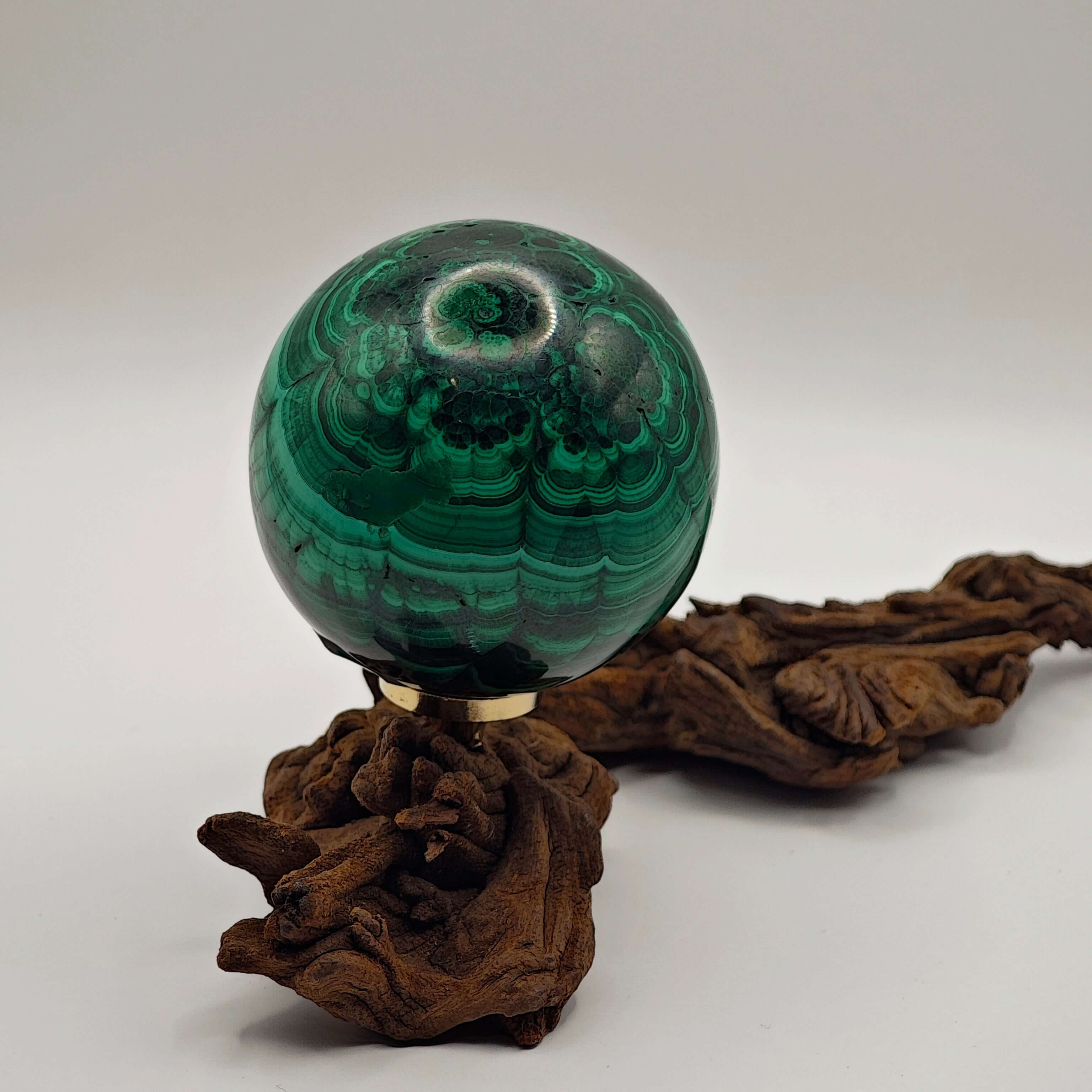Malachite - EXTRA - Sphère - 214g - Oracles & Lunes