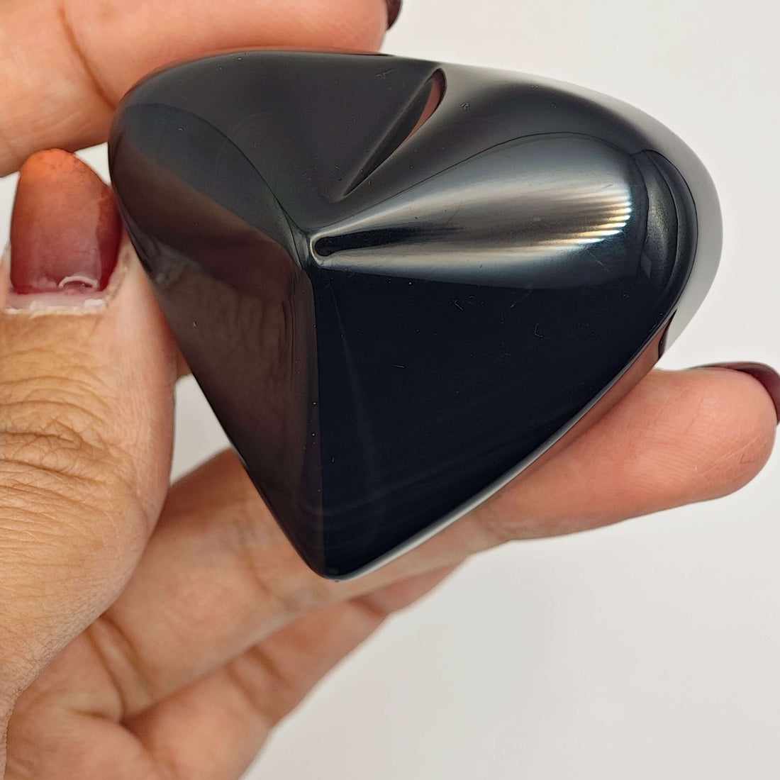 Obsidienne Œil Céleste - AA - Cœur - Oracles & Lunes