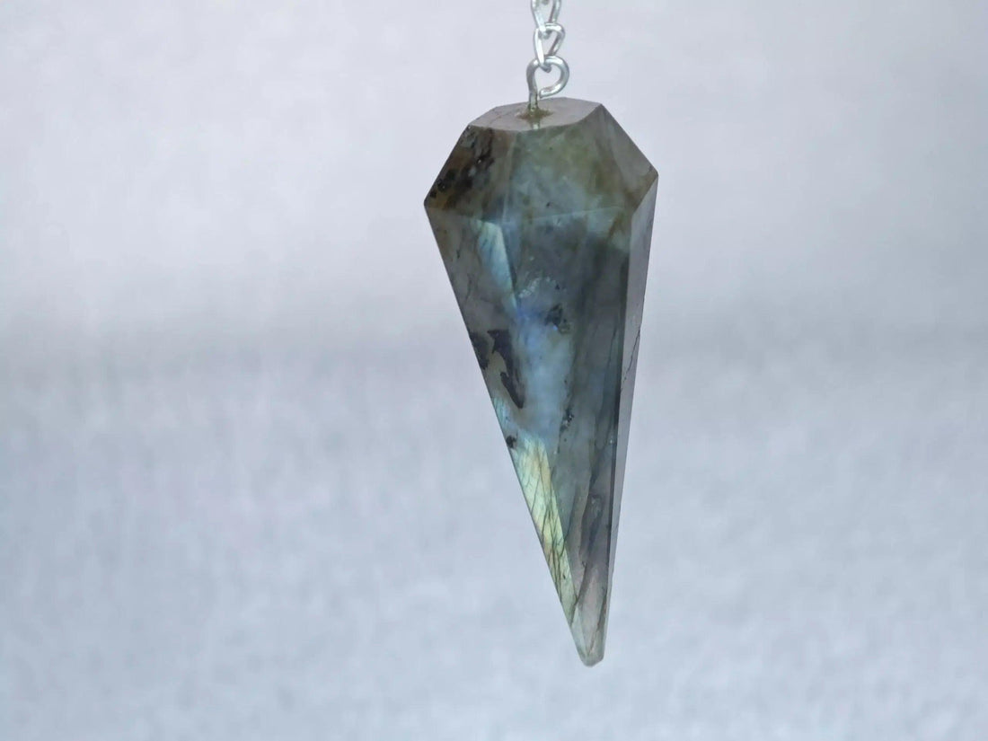 Pendule - Labradorite - A - Cône - Oracles & Lunes