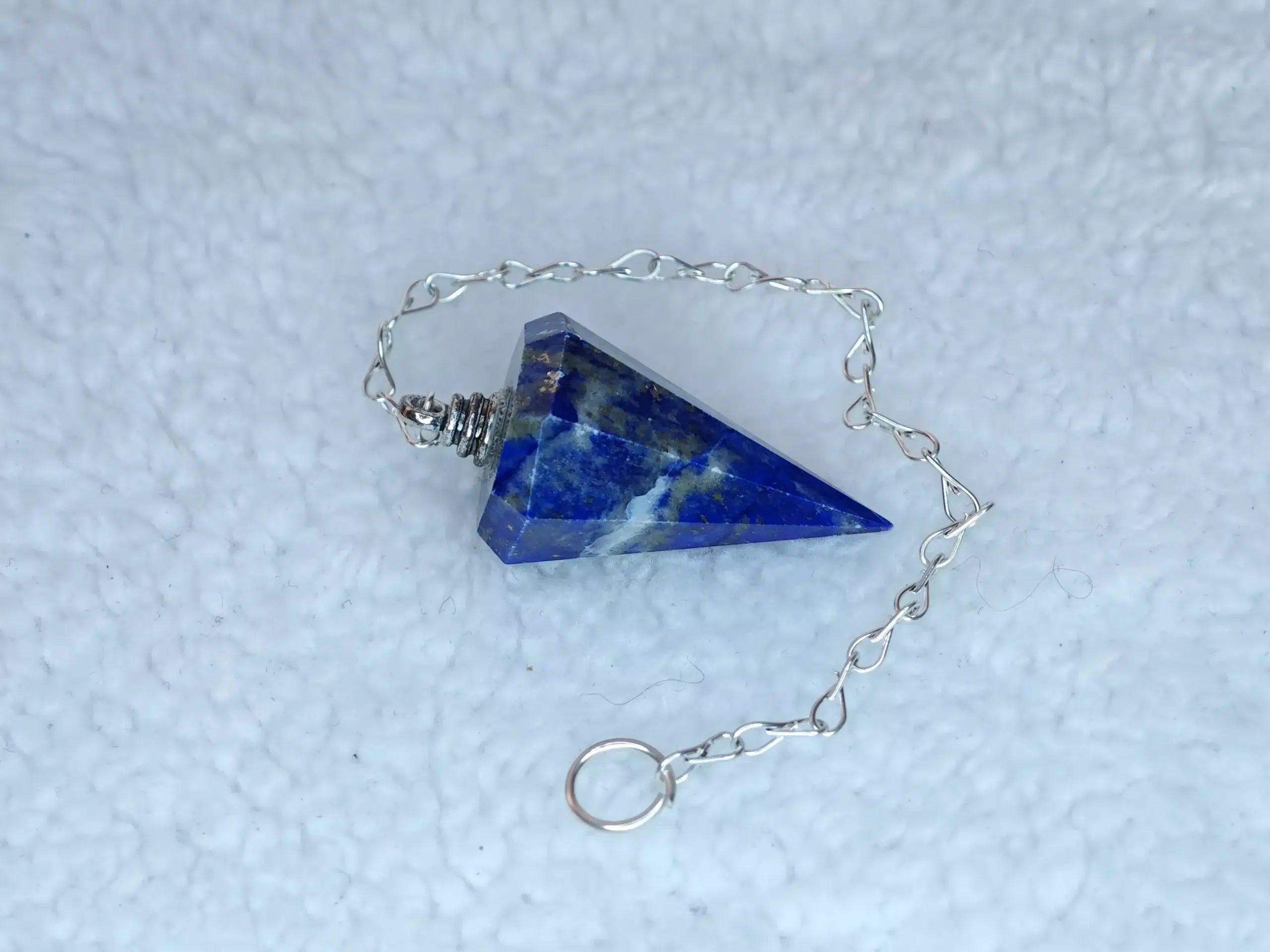 Pendule Lapis Lazuli - Cône - Oracles & Lunes