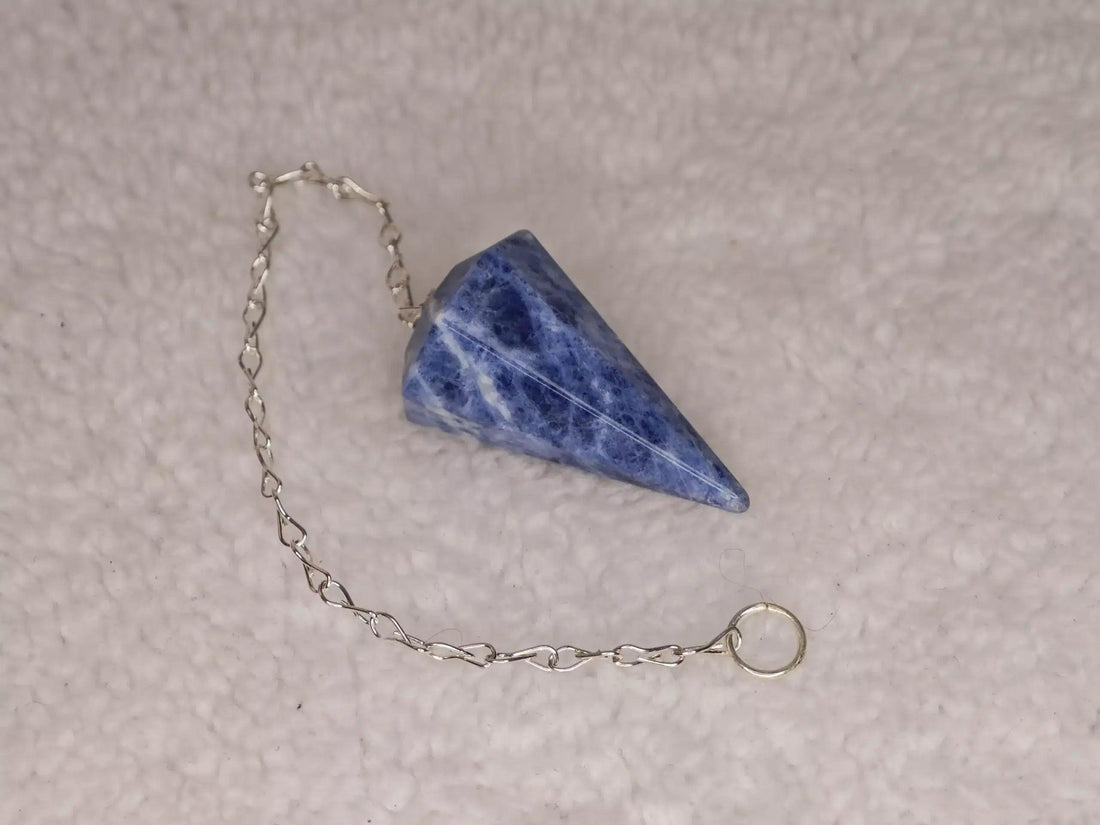 Pendule Sodalite - A - Cône - Oracles & Lunes