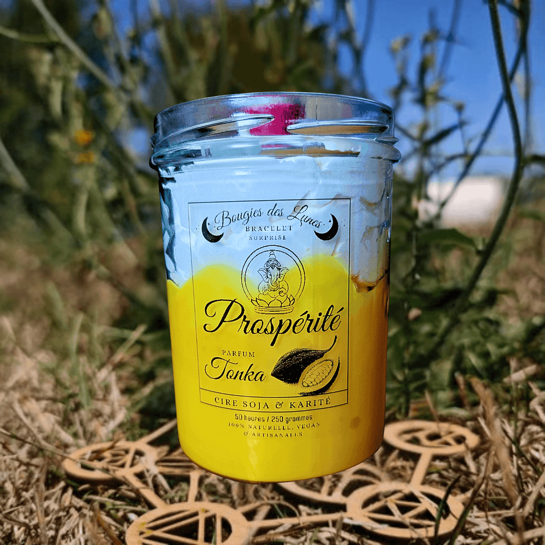 Bougie Bijoux des Lunes Prospérité - Bougies des Lunes