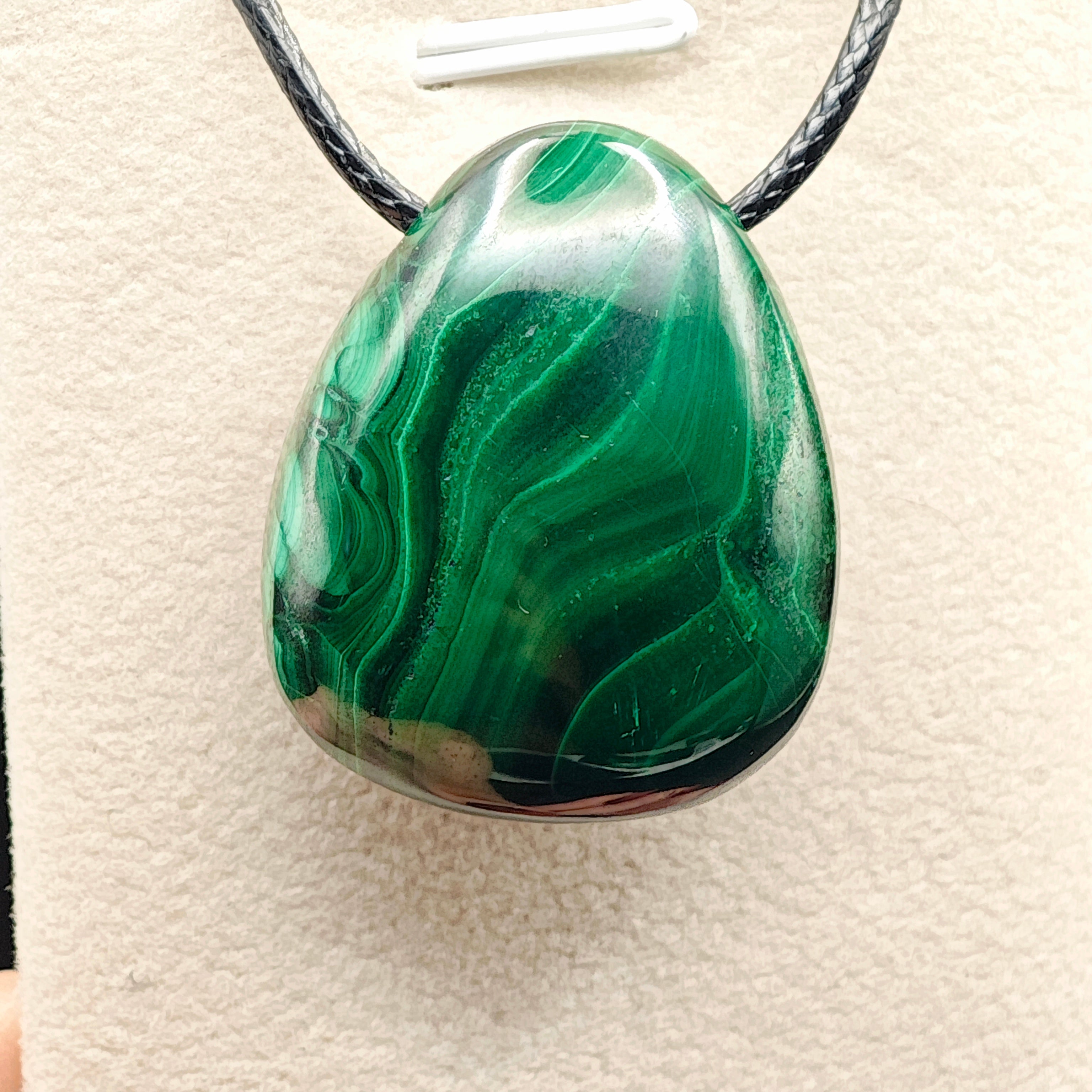 Pendentifs -Malachite - EXTRA - Sans Bellière - Oracles & Lunes
