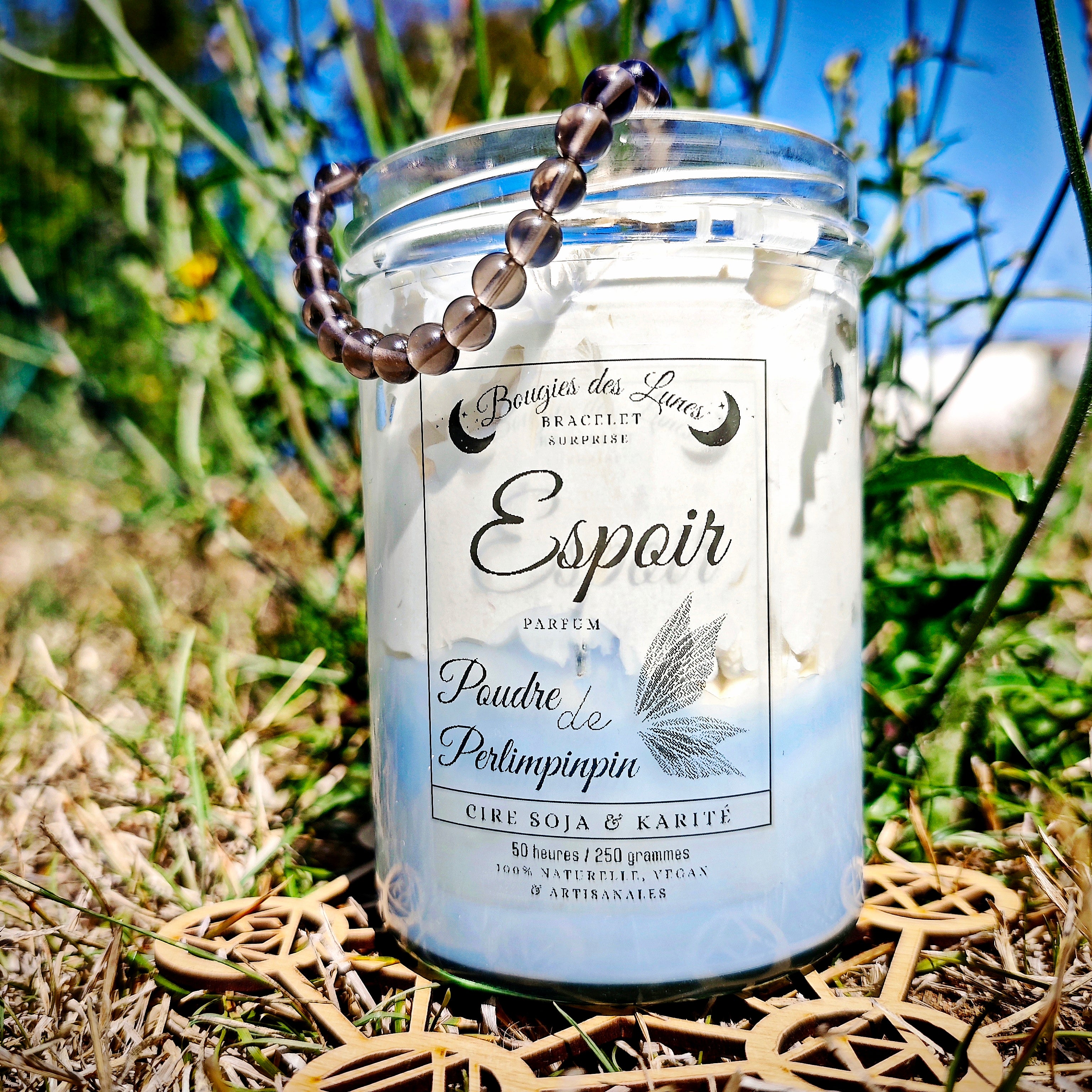 Bougie Bijoux des Lunes - Espoir - Oracles & Lunes