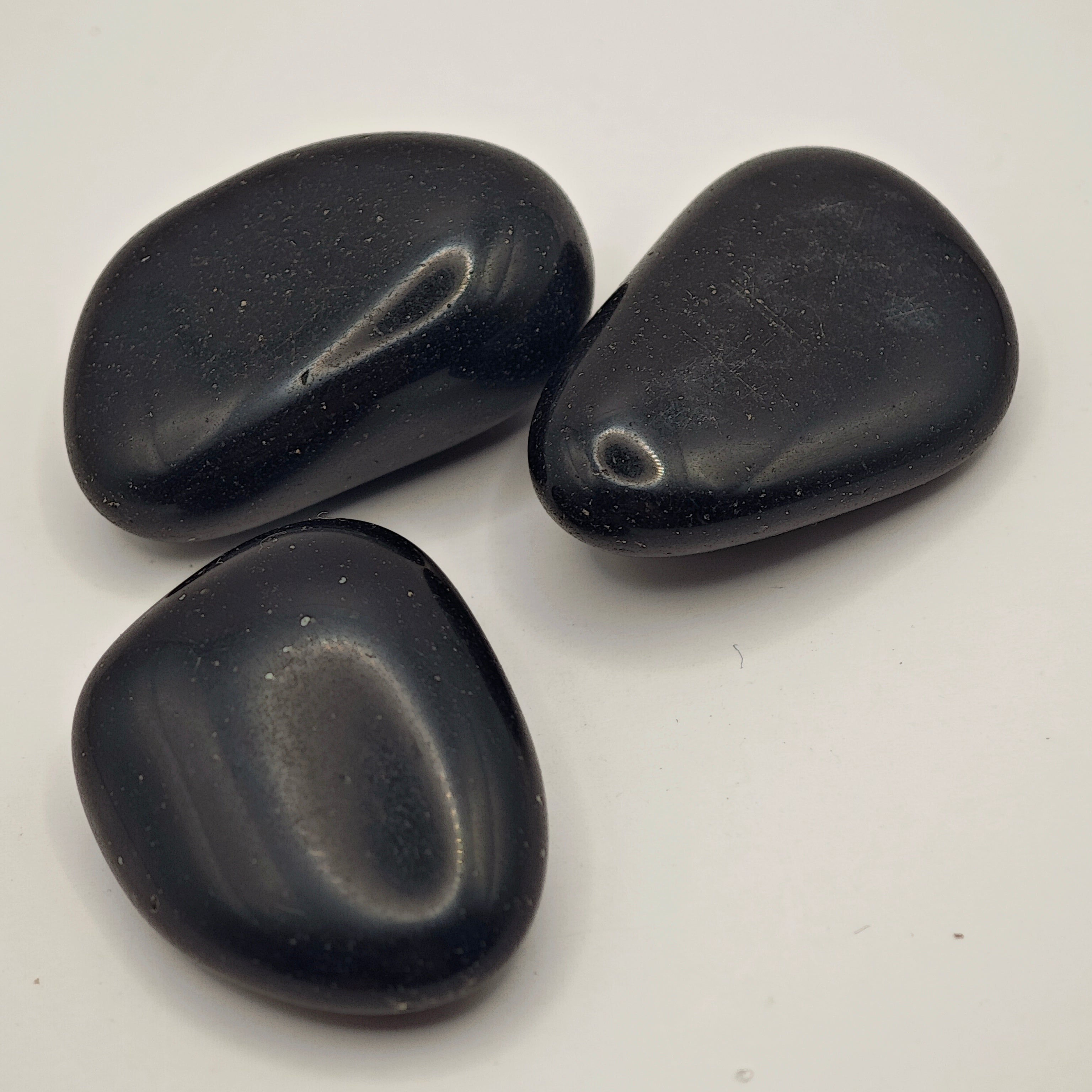 Obsidienne Noire - A - Roulée - Oracles & Lunes