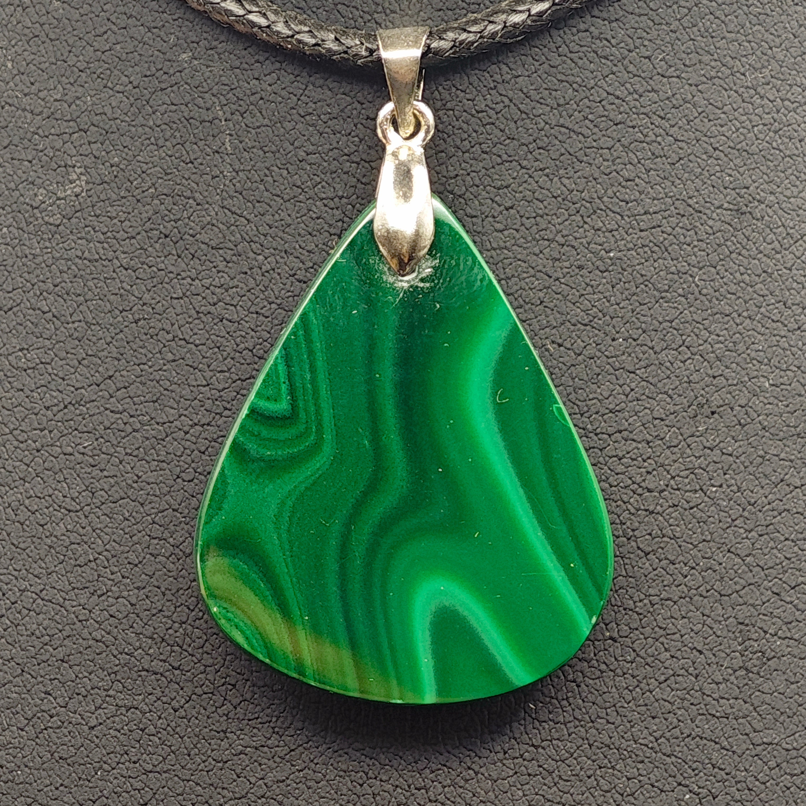 Pendentifs -Malachite - EXTRA - 30 x 25 mm - Oracles & Lunes