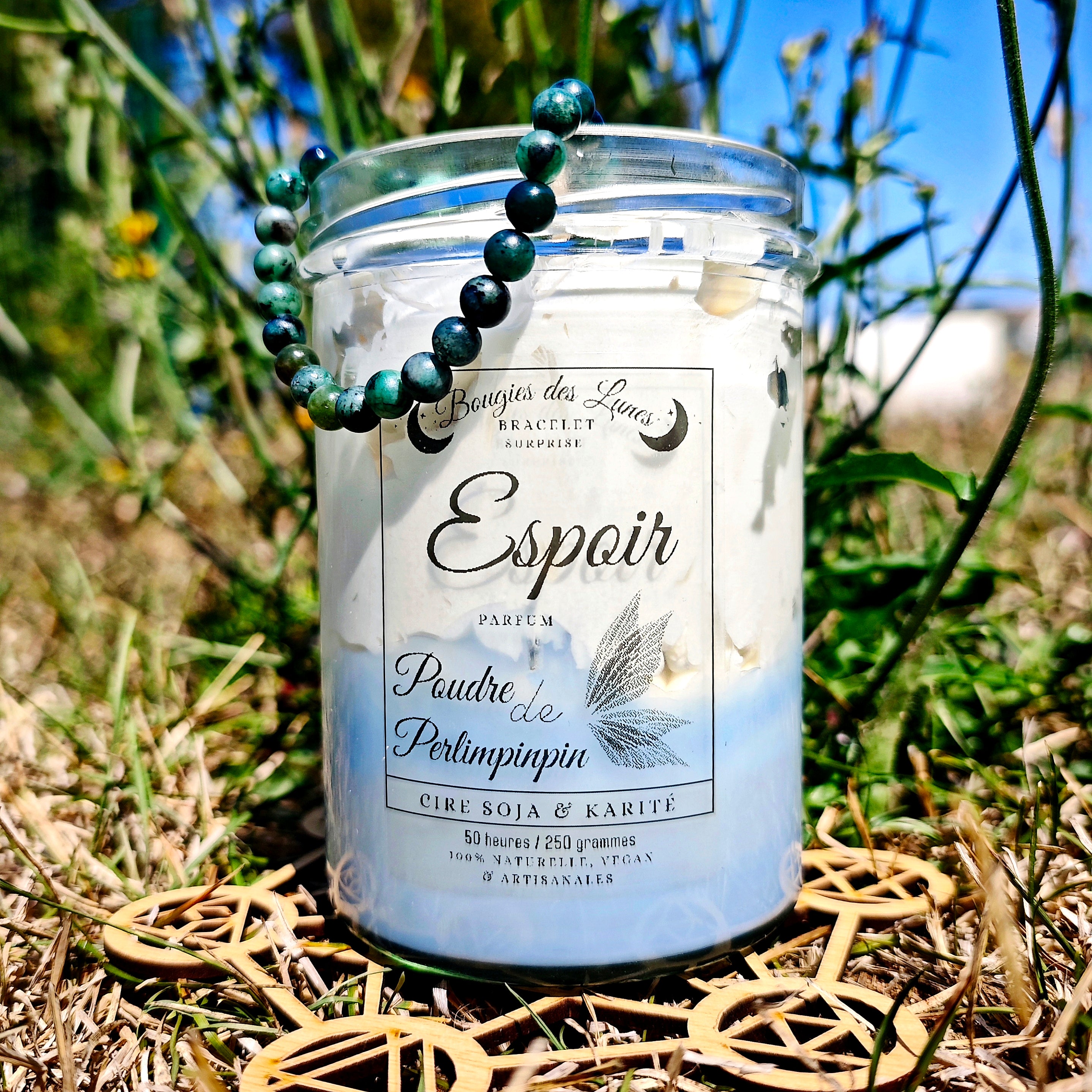 Bougie Bijoux des Lunes - Espoir - Oracles & Lunes