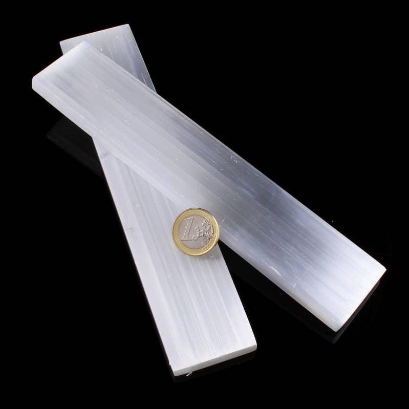 Plaque de sélénite rectangulaire - Oracles & Lunes