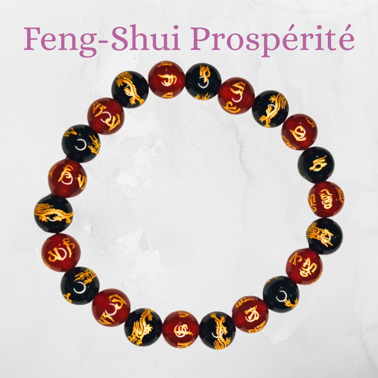 Bougie Bijoux des Lunes Prospérité - Bracelet Feng-shui 