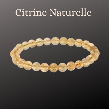 Bougie Bijoux des Lunes Prospérité - Bracelet Rare Citrine Naturelle