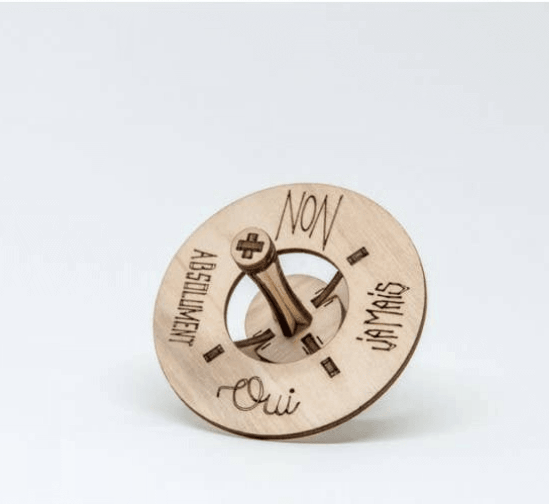 Toupie à construire "TOUPIX DIVINATOIRE" - Oracles & Lunes