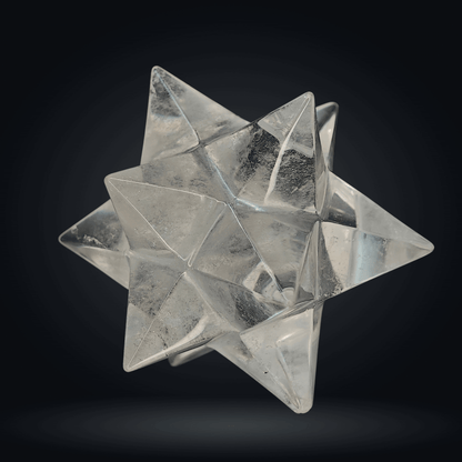 Étoile de Sirius - Quartz Hyalin - 5,5cm - Oracles &amp; Lunes