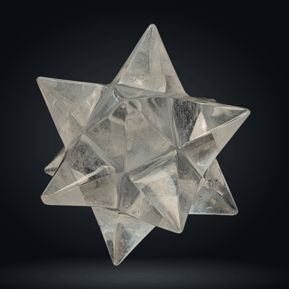Étoile de Sirius - Quartz Hyalin - 5,5cm - Oracles &amp; Lunes