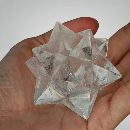 Étoile de Sirius - Quartz Hyalin - 5,5cm - Oracles &amp; Lunes