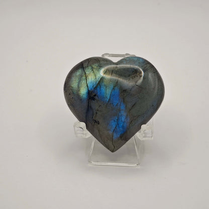 Labradorite Bleue - Coeur EXTRA - 25g - Oracles &amp; Lunes
