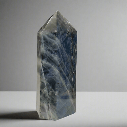 Labradorite Bleue - Pointe EXTRA - 282 g - Oracles &amp; Lunes