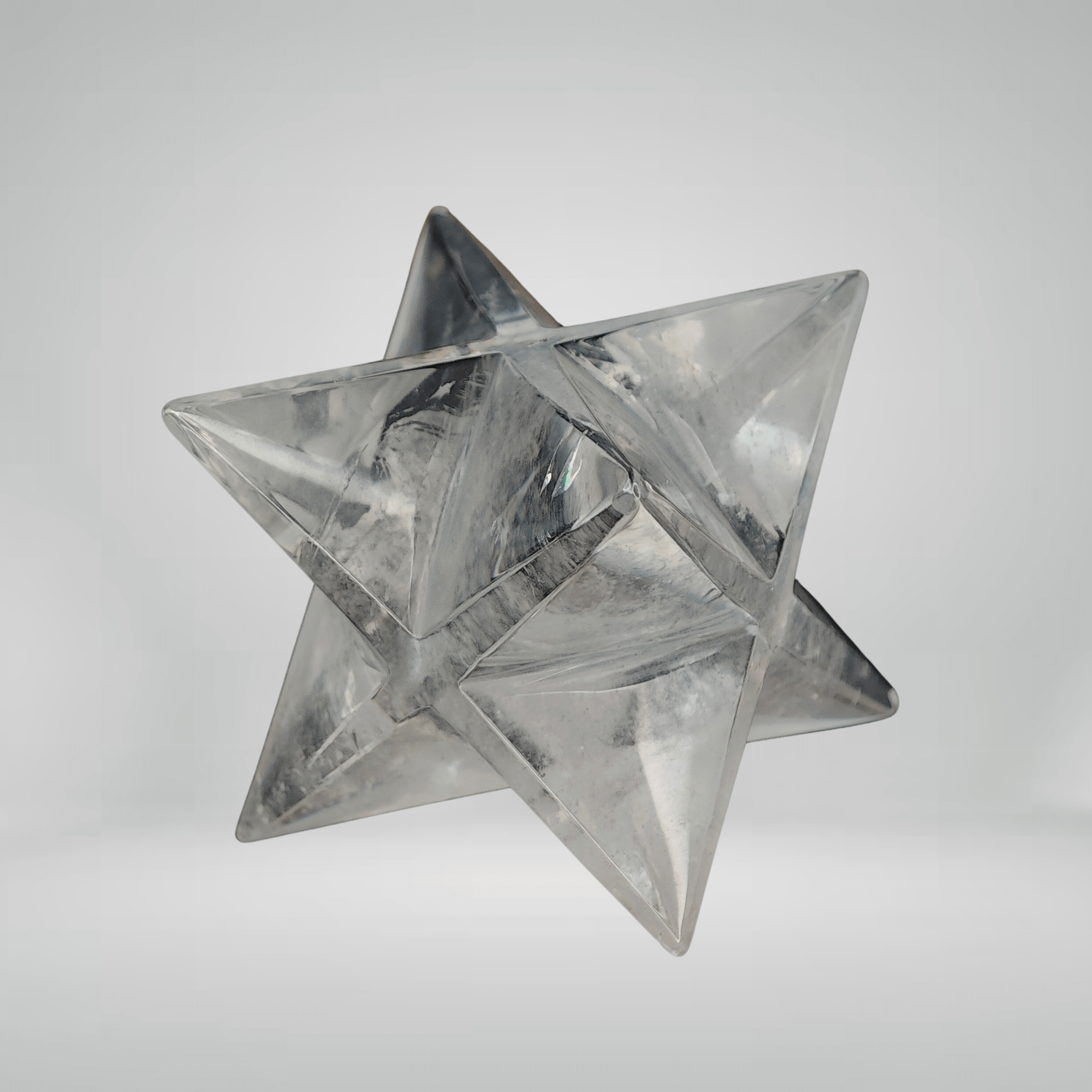 Merkaba - Quartz Hyalin - 5,1cm - Oracles &amp; Lunes