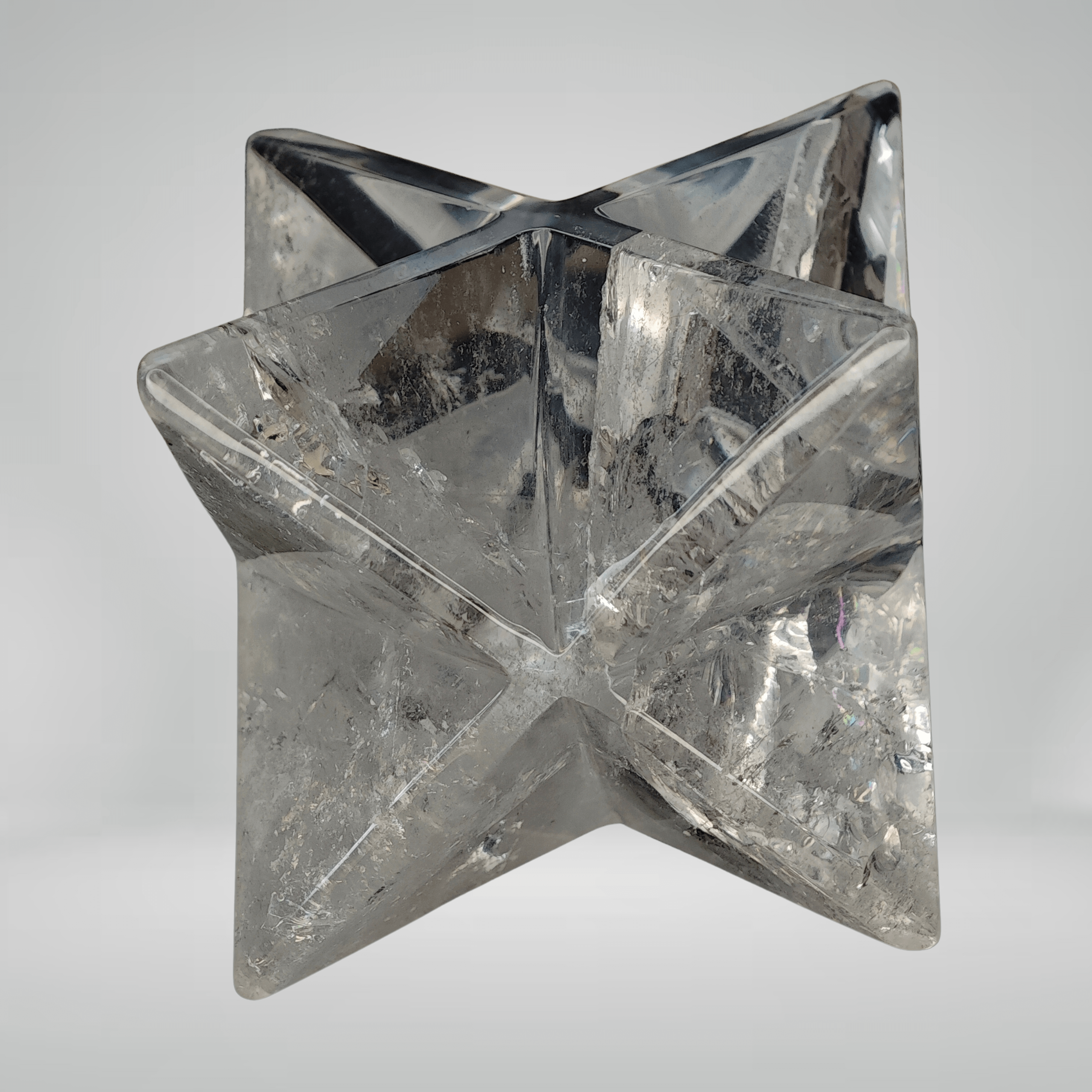 Merkaba - Quartz Hyalin - 7cm - Oracles &amp; Lunes