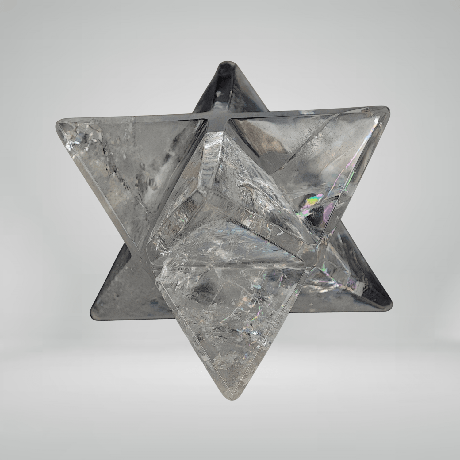 Merkaba - Quartz Hyalin - 7cm - Oracles &amp; Lunes