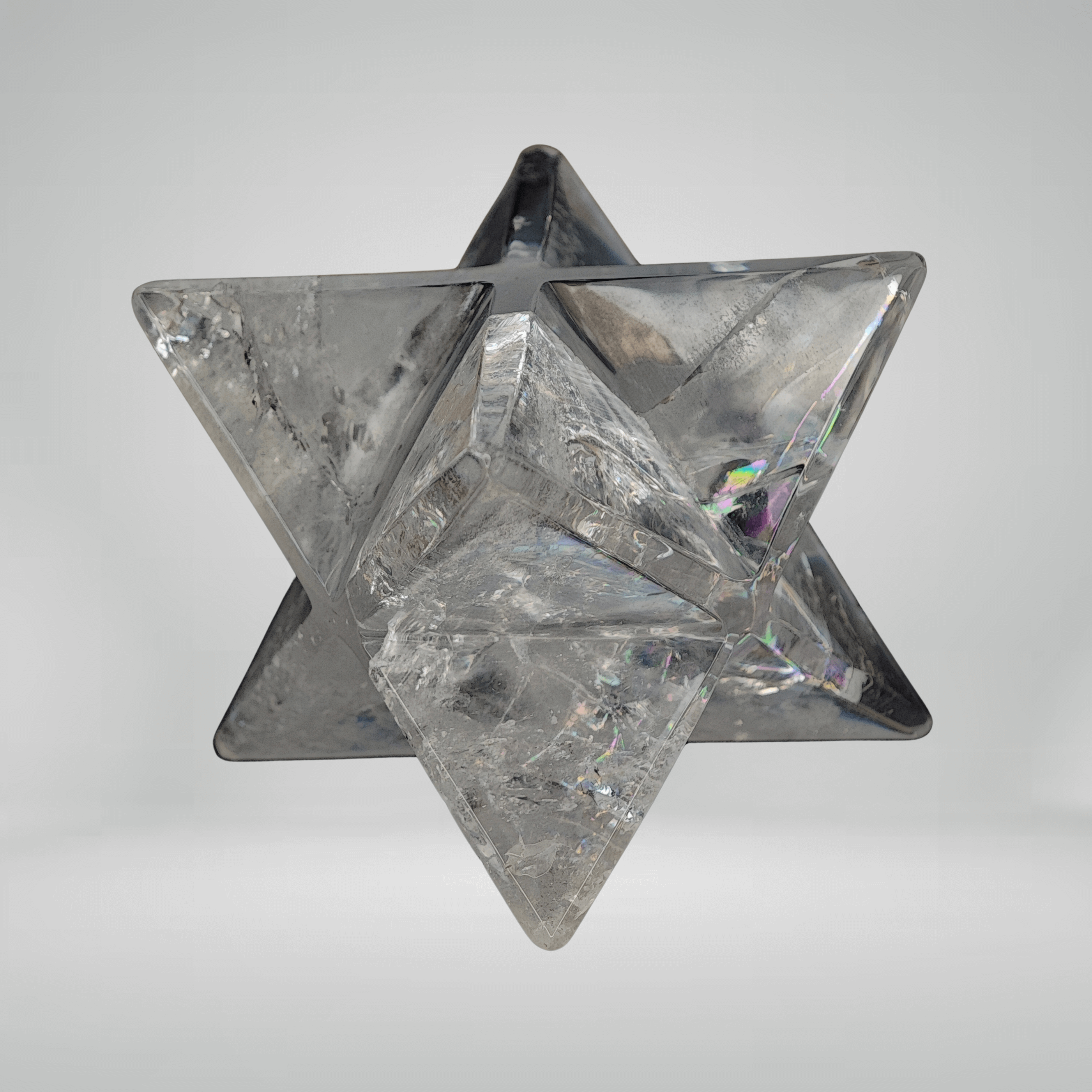 Merkaba - Quartz Hyalin - 7cm - Oracles &amp; Lunes
