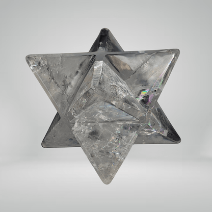 Merkaba - Quartz Hyalin - 7cm - Oracles &amp; Lunes