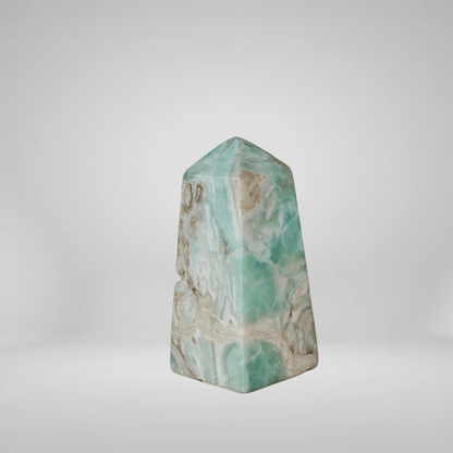 Aragonite Bleue - EXTRA - Pointe - Oracles &amp; Lunes
