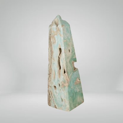 Aragonite Bleue - EXTRA - Pointe - Oracles &amp; Lunes