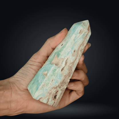 aragonite bleue grande tour