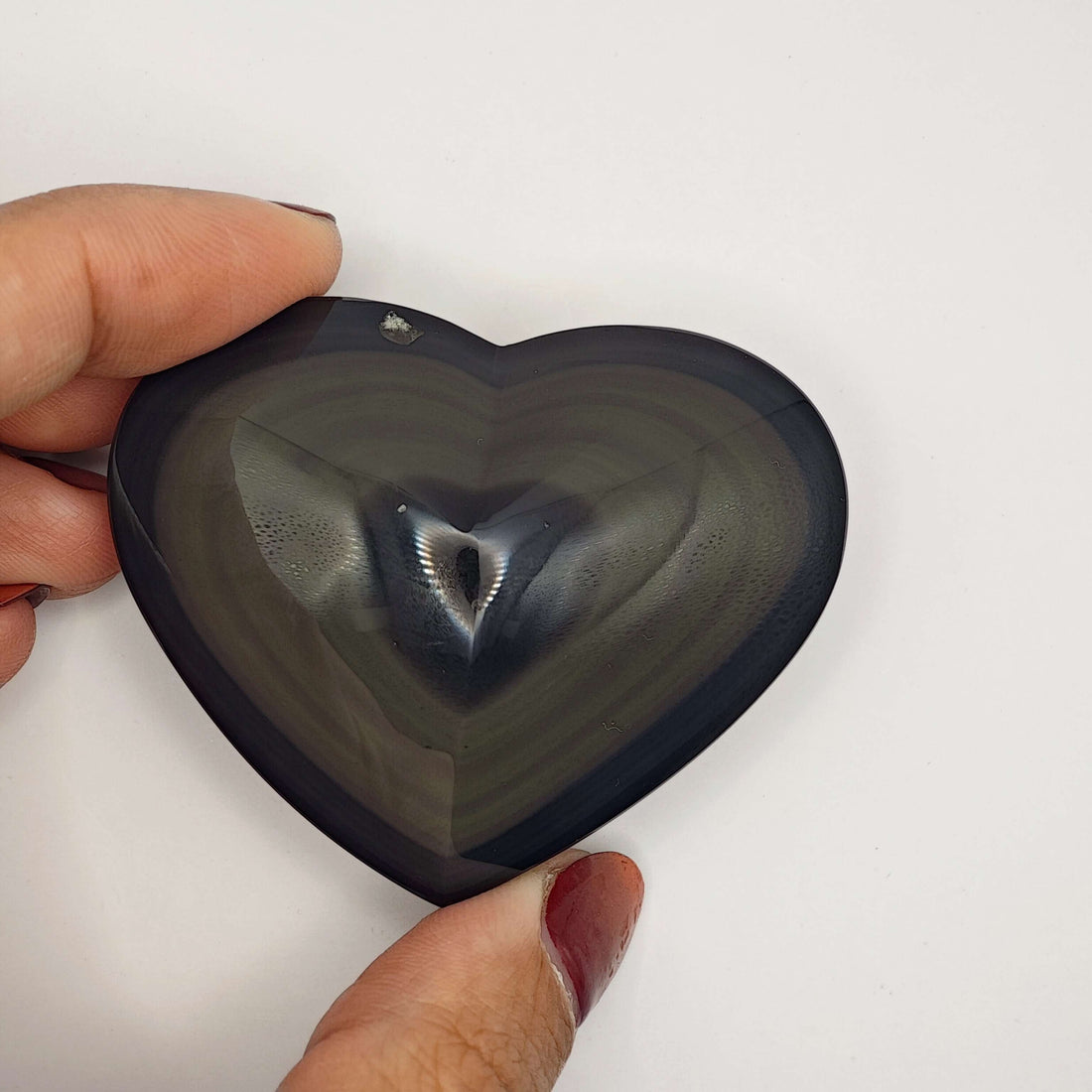 Obsidienne arc-en-ciel - Coeur - Oracles & Lunes