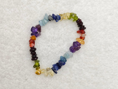 Bracelet - 7 chakras - A - Baroque - Oracles &amp; Lunes