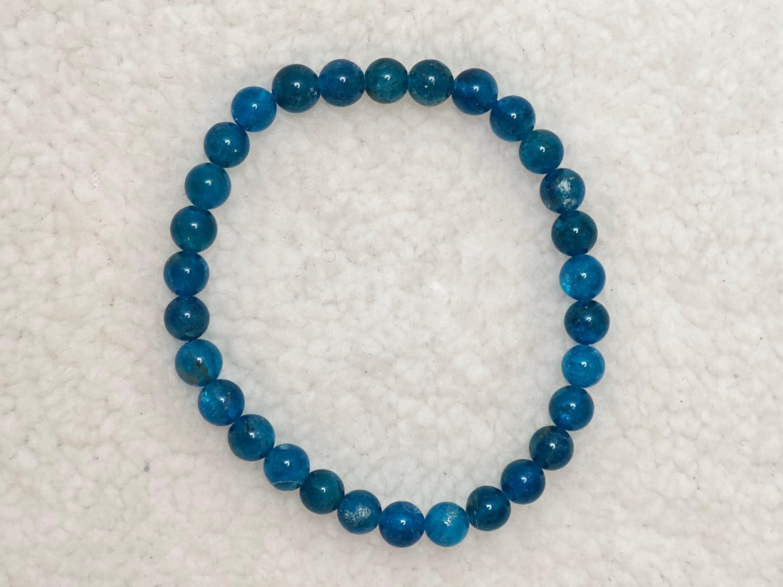 Bracelet - Apatite Bleue - AA - Oracles &amp; Lunes