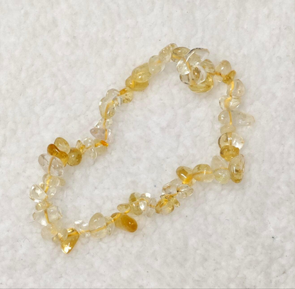 Bracelet - Citrine Naturelle - Baroque - Oracles &amp; Lunes