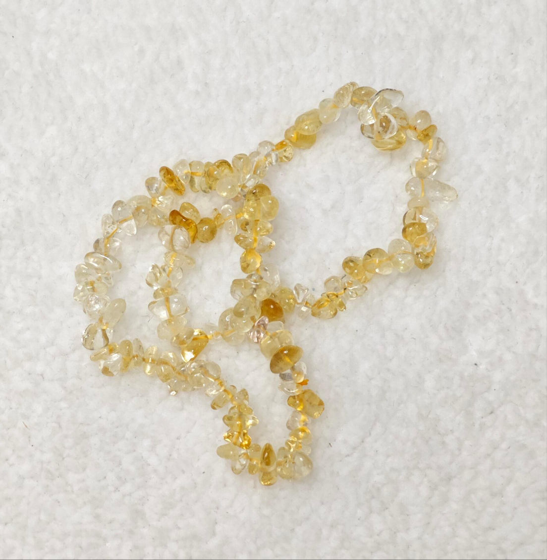 Bracelet - Citrine Naturelle - Baroque - Oracles &amp; Lunes