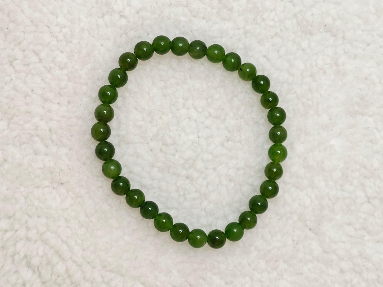 Bracelet - Jade Néphrite - AA - Oracles &amp; Lunes