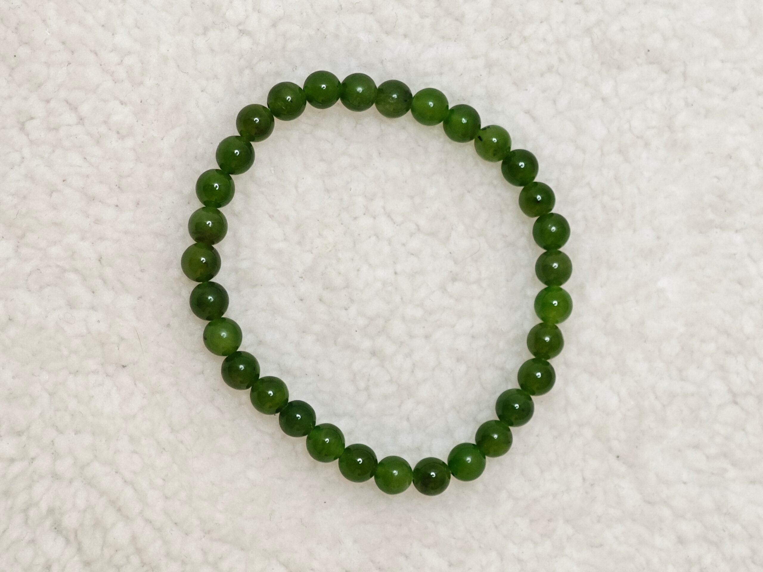 Bracelet - Jade Néphrite - AA - Oracles &amp; Lunes