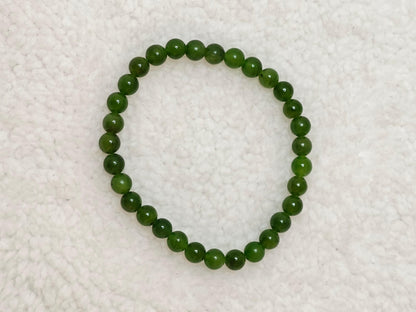 Bracelet - Jade Néphrite - AA - Oracles &amp; Lunes