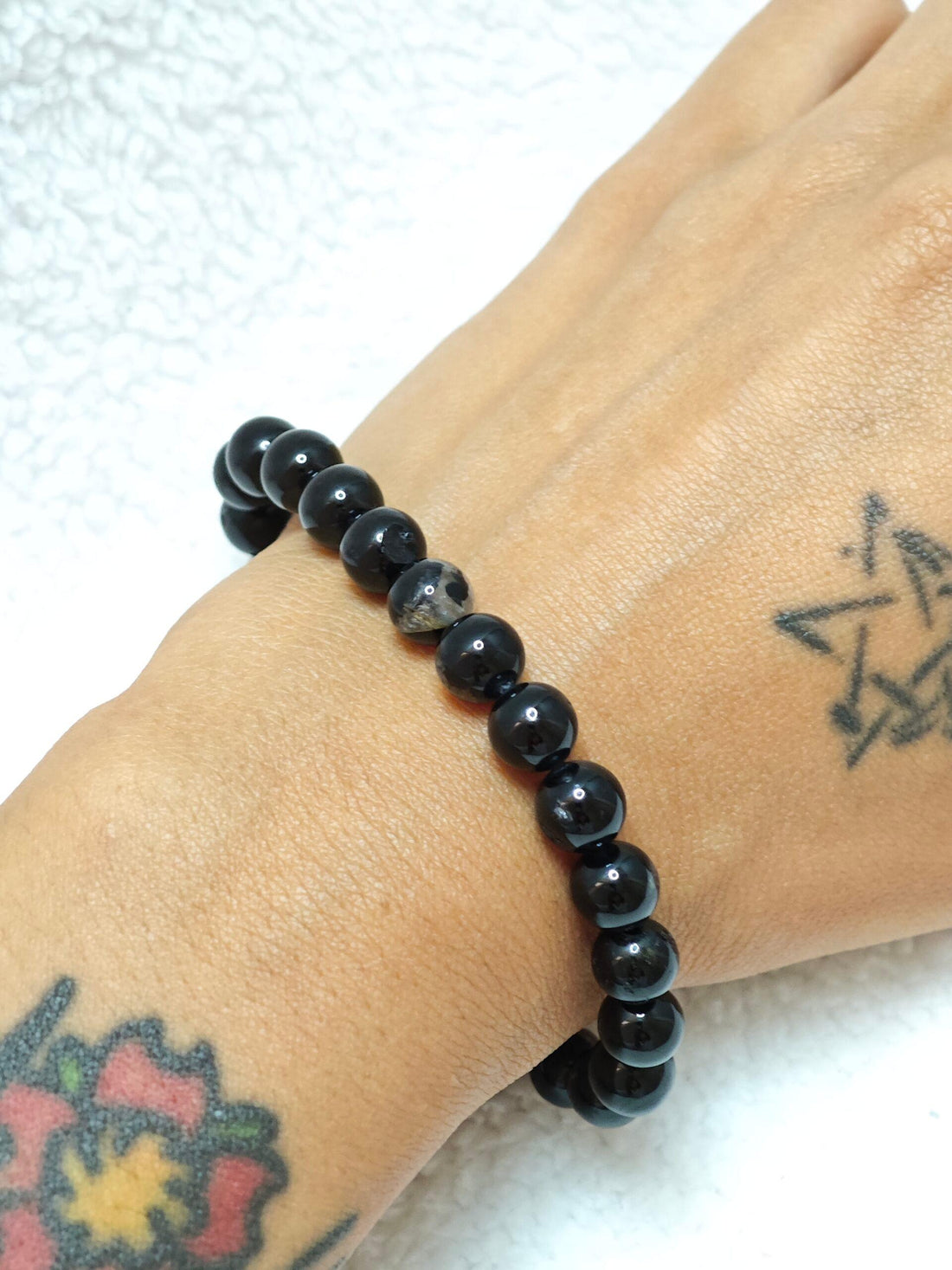 Bracelet - Tourmaline Noire Avec Quartz - A - Oracles &amp; Lunes