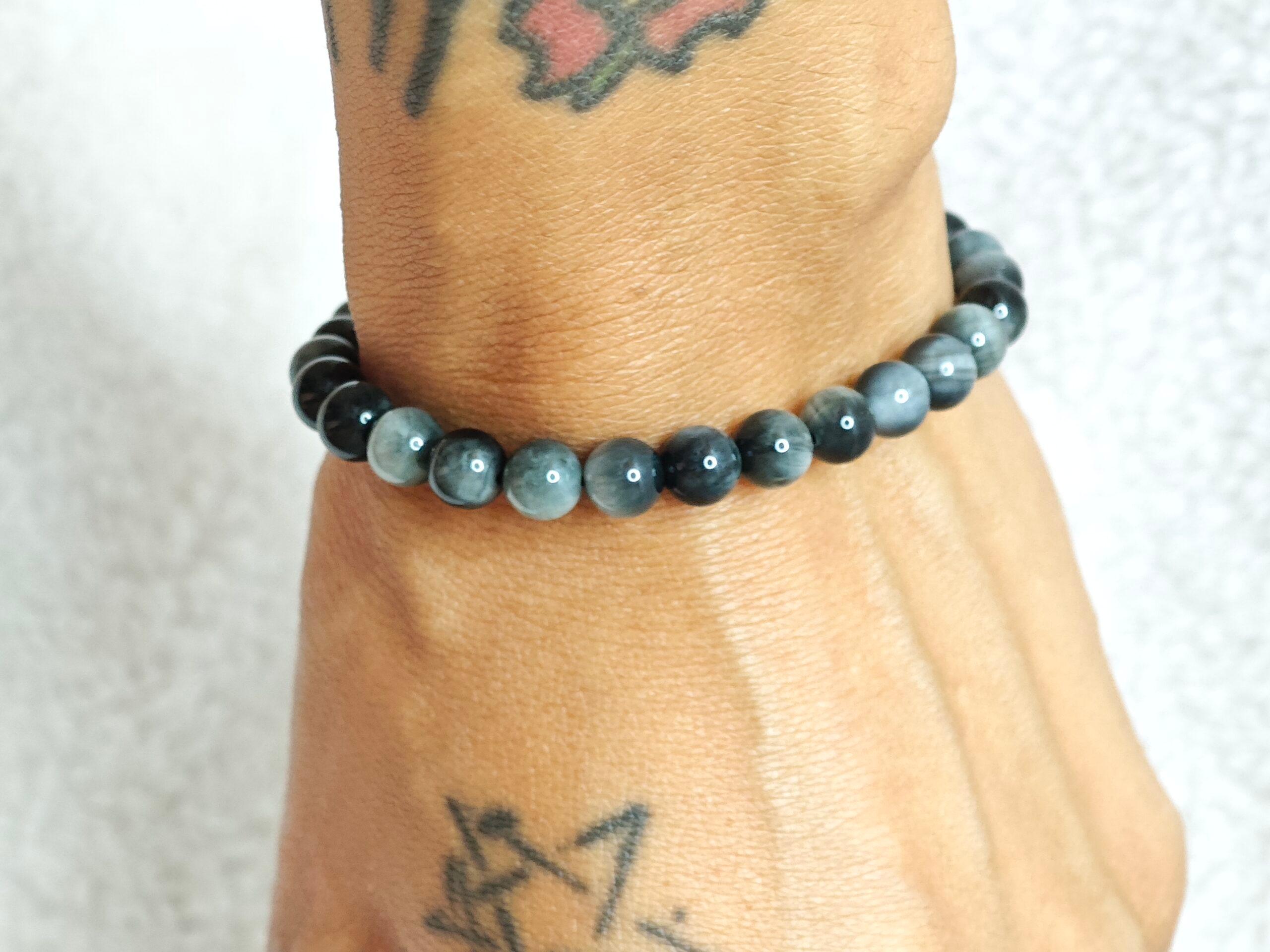 Bracelet - Tourmaline Œil de Chat - AA - Oracles &amp; Lunes